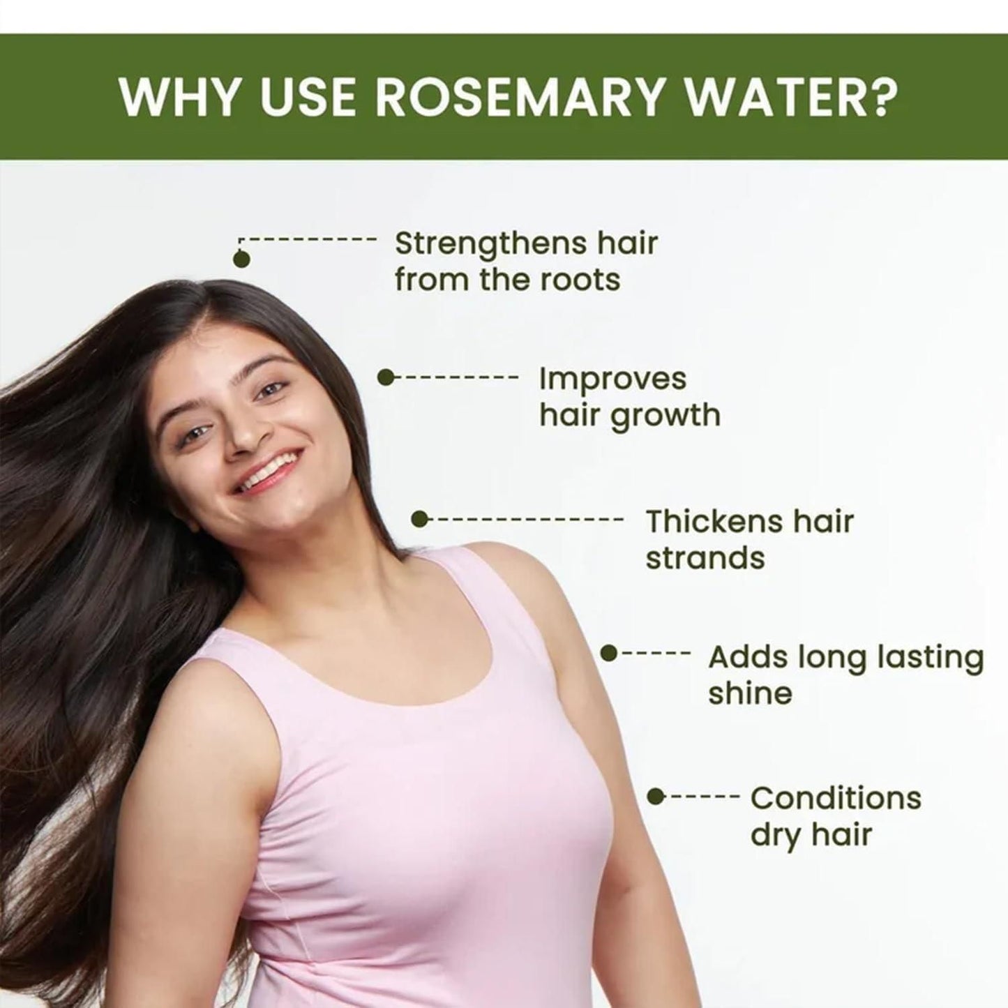 SparkPetal Rosemary Water Hair Spray for Regrowth - Natural Hair Growth Solution (100ml Each, Pack of 2)